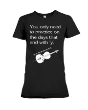 FUNNY TSHIRT FOR CELLO PLAYERS Premium Fit Ladies Tee thumbnail