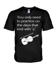 FUNNY TSHIRT FOR CELLO PLAYERS V-Neck T-Shirt thumbnail