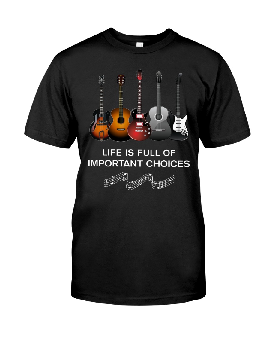 ELECTRIC ACOUSTIC GUITAR TSHIRT FOR GUITARIST Classic T-Shirt