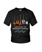 ELECTRIC ACOUSTIC GUITAR TSHIRT FOR GUITARIST Youth T-Shirt thumbnail