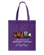 ELECTRIC ACOUSTIC GUITAR TSHIRT FOR GUITARIST Tote Bag thumbnail