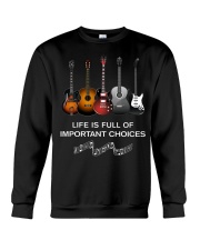 ELECTRIC ACOUSTIC GUITAR TSHIRT FOR GUITARIST Crewneck Sweatshirt thumbnail