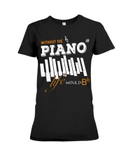 AWESOME DESIGN FOR PIANO PLAYERS Premium Fit Ladies Tee thumbnail