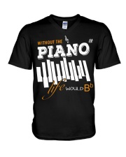AWESOME DESIGN FOR PIANO PLAYERS V-Neck T-Shirt thumbnail