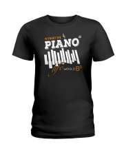 AWESOME DESIGN FOR PIANO PLAYERS Ladies T-Shirt thumbnail