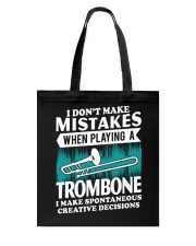 TROMBONE TSHIRT FOR TROMBONIST Tote Bag thumbnail