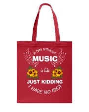 I'M NAPPING FUNNY MUSIC TSHIRT FOR MUSICIAN Tote Bag thumbnail