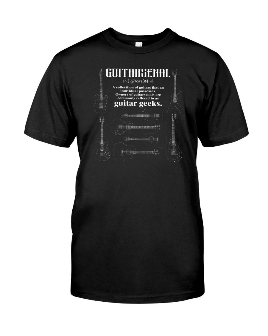 ELECTRIC ACOUSTIC GUITAR TSHIRT FOR GUITARIST Classic T-Shirt