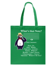 CHOIR ALTO TENOR SOPRANO BASS CHURCH MUSIC TSHIRT Tote Bag thumbnail