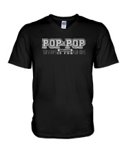POP-POP BECAUSE GRANDPA IS FOR OLD GUY SHIRT V-Neck T-Shirt thumbnail