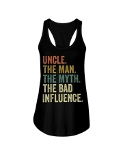 Uncle the man the myth the bad influence Tee Shirt Ladies Flowy Tank thumbnail