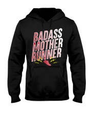 Badass Mother Runner Mom Training Gift Hooded Sweatshirt thumbnail