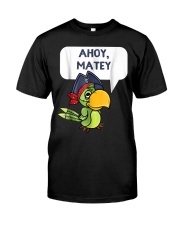 Ahoy Matey Cute Pirate Parro Classic T-Shirt thumbnail
