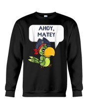 Ahoy Matey Cute Pirate Parro Crewneck Sweatshirt thumbnail