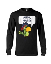 Ahoy Matey Cute Pirate Parro Long Sleeve Tee thumbnail