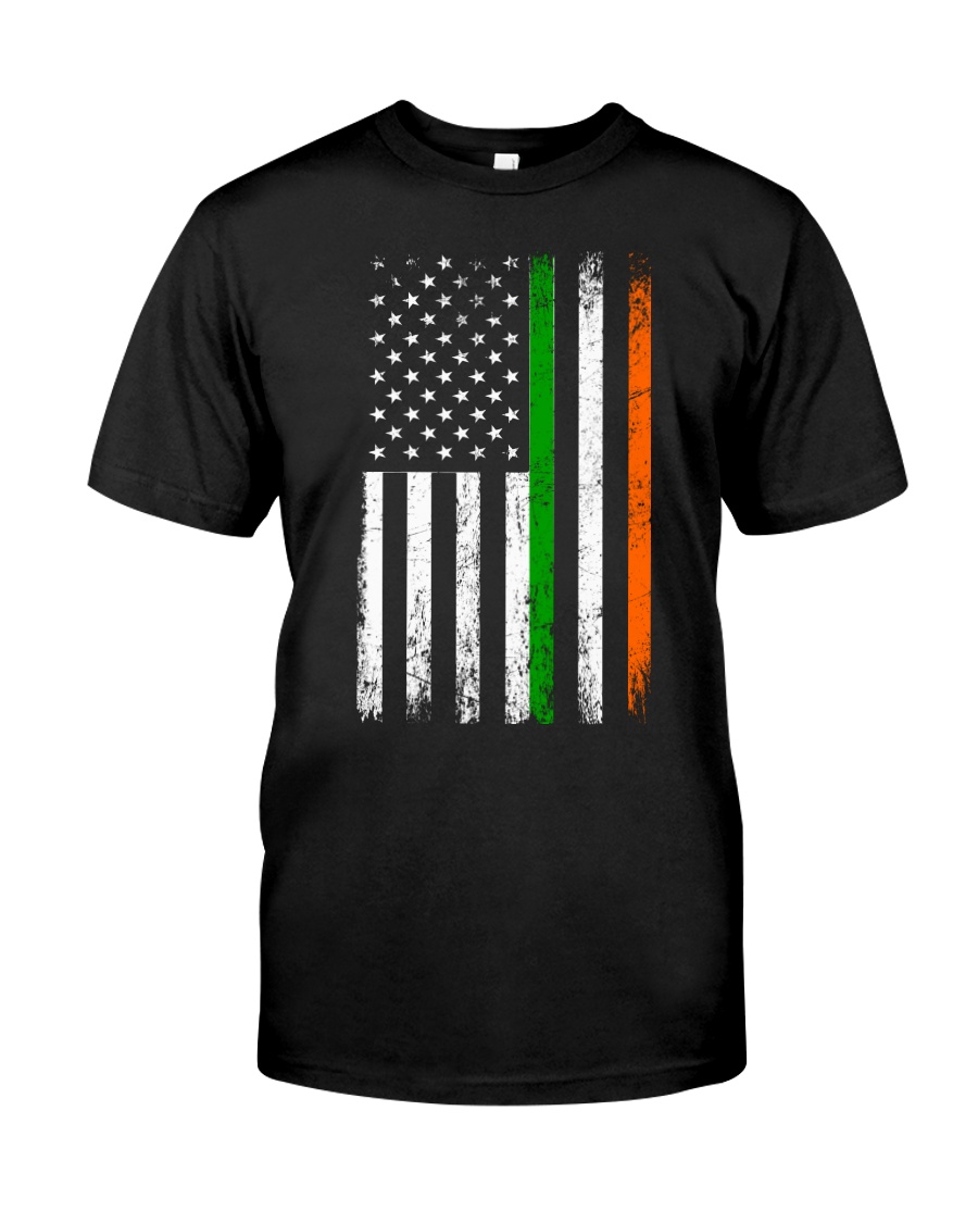 Irish American Flag Ireland Flag ST PATRICKS DAY Classic T-Shirt