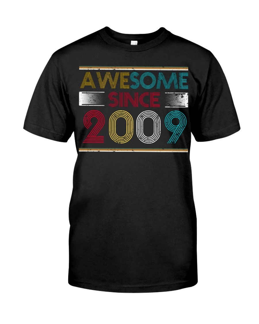 11th Birthday Gifts - Awesome Since 2009 Classic T-Shirt