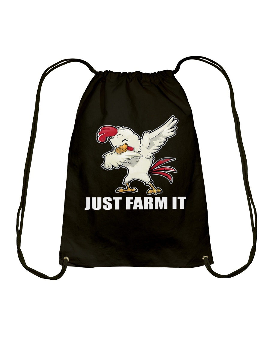 JUST FARM IT TSHIRT Drawstring Bag