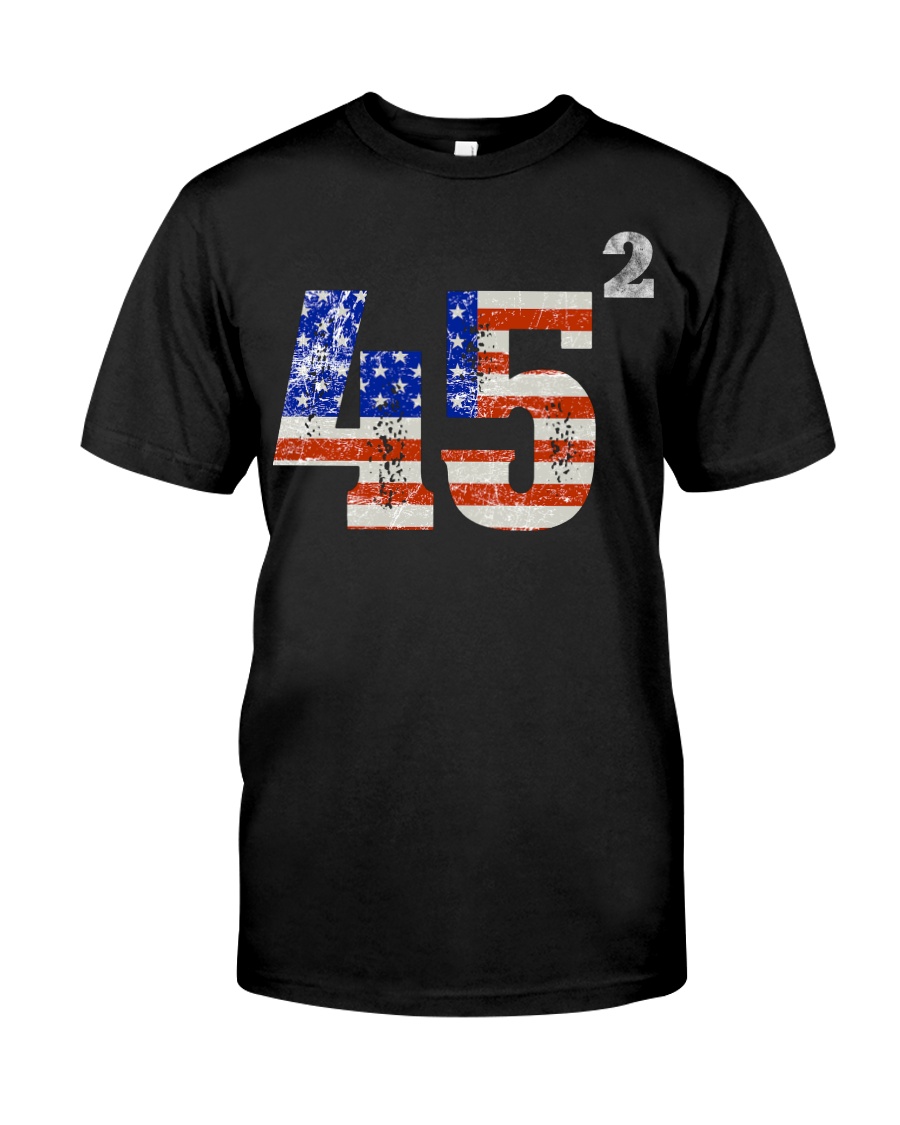 45 Squared Trump 2020 Second Term USA Vintage Classic T-Shirt