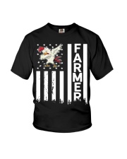 Farmer USA Flag Farming Apparel Gift Tshirt Youth T-Shirt thumbnail