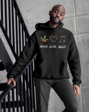 Weed Love Music Hooded Sweatshirt apparel-hooded-sweatshirt-lifestyle-front-10