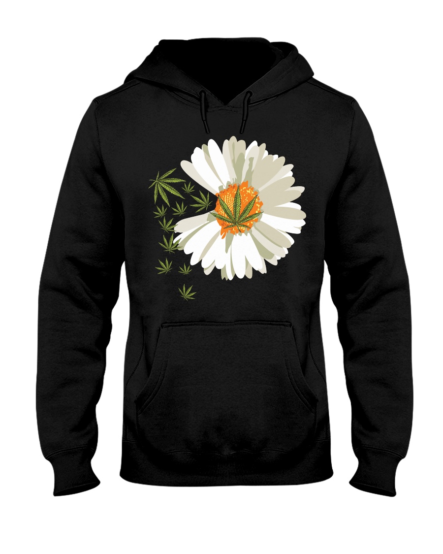 Love daisy Cannabis Hooded Sweatshirt
