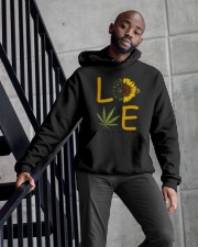 Love Cannabis Hooded Sweatshirt apparel-hooded-sweatshirt-lifestyle-front-10