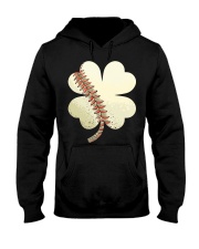 Baseball St Patricks Day Boys Men Catcher Pitcher Hooded Sweatshirt tile