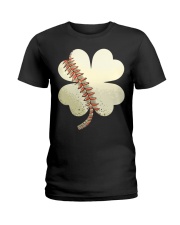 Baseball St Patricks Day Boys Men Catcher Pitcher Ladies T-Shirt tile