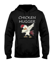 Chicken Hugger T-Shirt Hooded Sweatshirt front