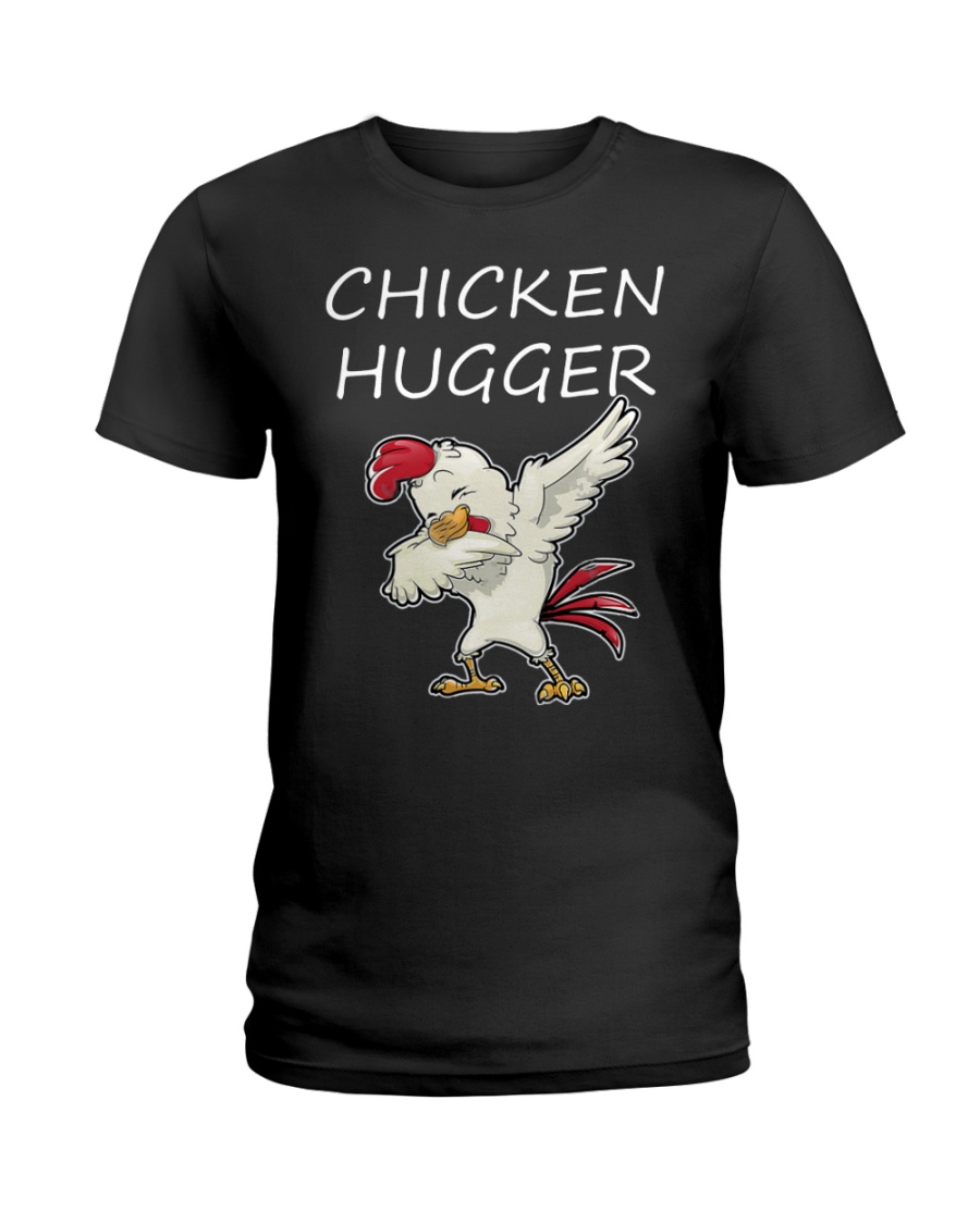 Chicken Hugger T-Shirt Ladies T-Shirt