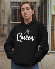 His Queen Hooded Sweatshirt apparel-hooded-sweatshirt-lifestyle-08