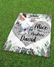 CUSTOM NAME- MOMMY WHENEVER YOU TOUCH THIS HEART Quilt 40"x50" - Baby aos-quilt-40x50-lifestyle-front-09