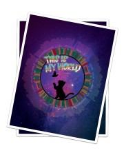 CAT LOVERS STICKER 1 Sticker - 2 pack (Vertical) front