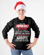 YES I'M A SPOILED BOYFRIEND BUT NOT YOUR Crewneck Sweatshirt apparel-crewneck-sweatshirt-lifestyle-front-26