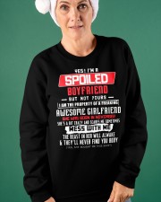 YES I'M A SPOILED BOYFRIEND BUT NOT YOUR Crewneck Sweatshirt apparel-crewneck-sweatshirt-lifestyle-front-42