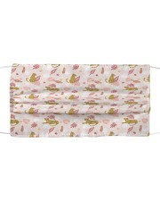 ALL ABOUT LEOPARDS Cloth face mask front