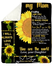 TO MY MOM CUSTOM NAME Sherpa Fleece Blanket tile