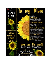 TO MY MOM CUSTOM NAME Quilt 40"x50" - Baby front