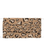 ALL ABOUT LEOPARDS Cloth face mask front