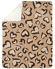 ALL ABOUT LEOPARDS Sherpa Fleece Blanket tile