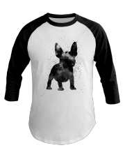 FRENCH BULLDOG 3 Baseball Tee tile