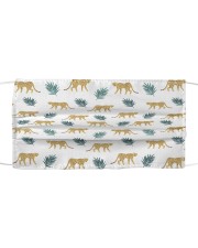 ALL ABOUT LEOPARDS Cloth face mask front