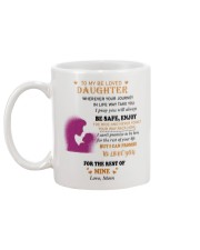 TO BE LOVED DAUGHTER FROM MOM Mug back