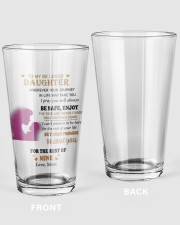 TO BE LOVED DAUGHTER FROM MOM 16oz Pint Glass thumbnail
