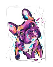 FRENCH BULLDOG 17 Sticker - 4 pack (Vertical) front