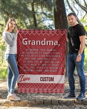 LOVE GRANDMA CUSTOM NAME Quilt 40"x50" - Baby aos-quilt-40x50-lifestyle-front-03