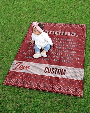 LOVE GRANDMA CUSTOM NAME Quilt 40"x50" - Baby aos-quilt-40x50-lifestyle-front-09