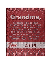 LOVE GRANDMA CUSTOM NAME Quilt 40"x50" - Baby front