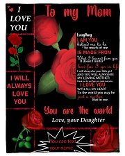 TO MY MOM CUSTOM NAME Small Fleece Blanket - 30" x 40" thumbnail
